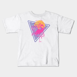 FLAMINGO tropical summer Kids T-Shirt